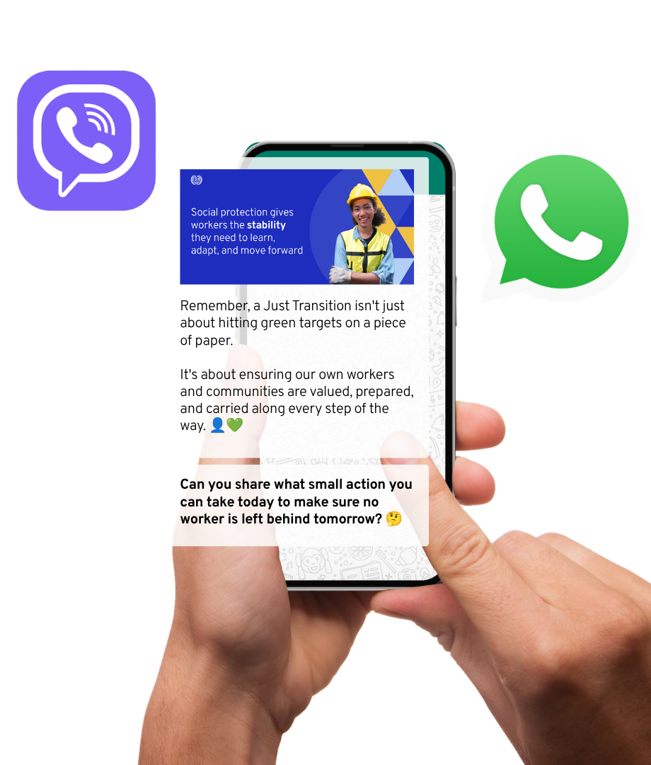 Preview microlearning via WhatsApp